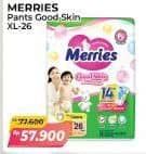 Promo Harga Merries Pants Good Skin XL26 26 pcs - Alfamart