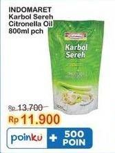 Promo Harga Indomaret Karbol Sereh Citronella Oil 800 ml - Indomaret