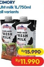 Promo Harga Cimory Susu UHT All Variants 750 ml - Hypermart
