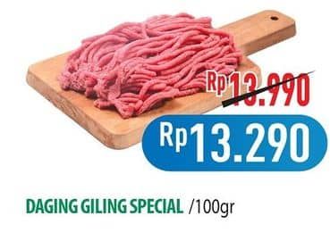 Promo Harga Daging Giling Sapi Spesial per 100 gr - Hypermart
