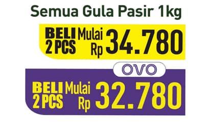 Promo Harga ANEKA GULA PASIR  - Hypermart