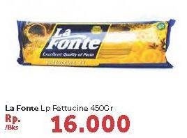 Promo Harga LA FONTE Fettuccine 450 gr - Carrefour