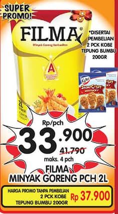 Promo Harga Filma Minyak Goreng 2000 ml - Superindo