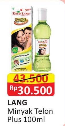 Promo Harga CAP LANG Minyak Telon Lang Plus 100 ml - Alfamart