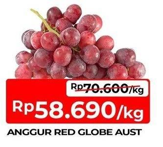 Promo Harga Anggur Red Globe Aust  - TIP TOP
