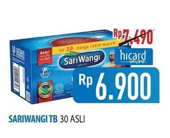 Promo Harga Sariwangi Teh Asli 55 gr - Hypermart