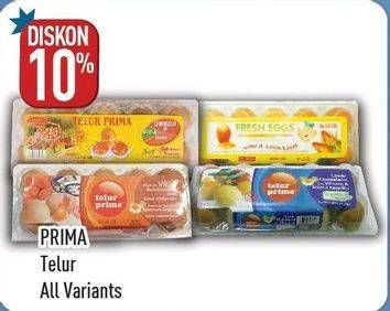 Promo Harga Telur Prima Telur Ayam All Variants  - Hypermart