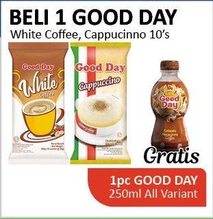 Promo Harga GOOD DAY White Coffee/Cappuccino  - Alfamidi
