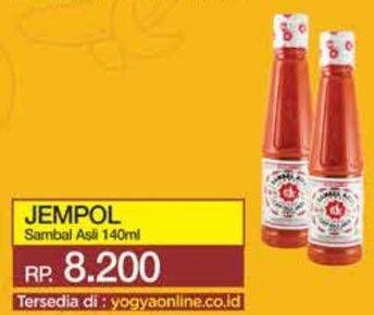 Promo Harga Cap Jempol Sambal Asli 140 ml - Yogya