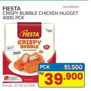 Promo Harga Fiesta Naget Crispy Bubble 400 gr - Indomaret