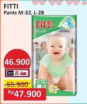 Promo Harga Fitti Pants M32, L28 28 pcs - Alfamart