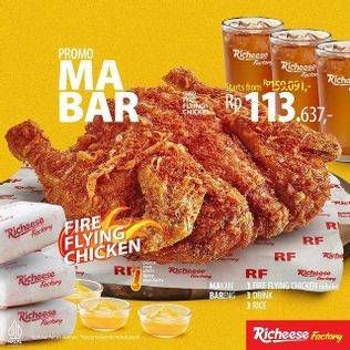 Promo Harga Richeese Factory Combo Mabar Fire Chicken  - Richeese Factory
