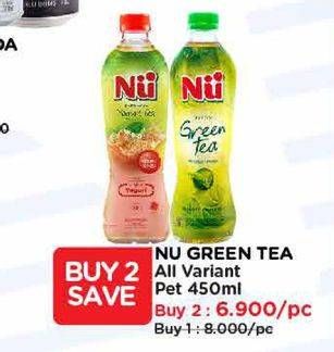 Promo Harga NU Green Tea All Variants 450 ml - Watsons