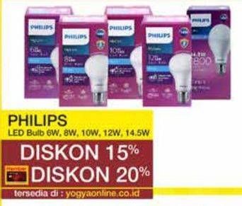 Promo Harga Philips LED Bulb My Care 6 Watt, 8 Watt, 10 Watt, 12 Watt, 14.5 Watt  - Yogya