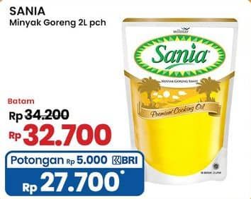 Promo Harga Sania Minyak Goreng 2000 ml - Indomaret