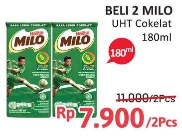 Promo Harga MILO Susu UHT 180 ml - Alfamidi