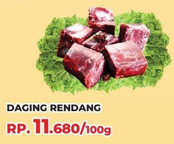 Promo Harga Daging Rendang Sapi per 100 gr - Yogya