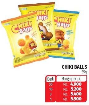 Promo Harga CHIKI BALLS Chicken Snack 55 gr - Lotte Grosir