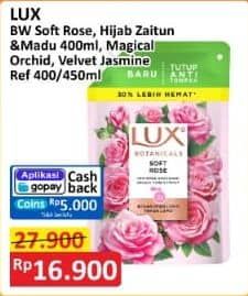 Promo Harga LUX Botanicals Body Wash Soft Rose, Hijab Series Zaitun Madu, Magical Orchid, Velvet Jasmine 400 ml - Alfamart