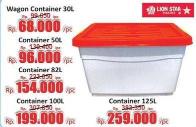 Promo Harga Lion Star Wagon Container VCL-9 30000 ml - Hari Hari