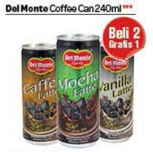 Promo Harga Del Monte Latte per 2 kaleng 240 ml - Carrefour