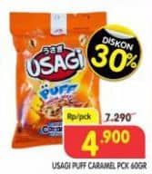 Promo Harga Dua Kelinci Usagi Puff Caramel 60 gr - Superindo