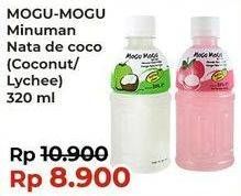Promo Harga MOGU MOGU Minuman Nata De Coco Kelapa, Leci 320 ml - Indomaret