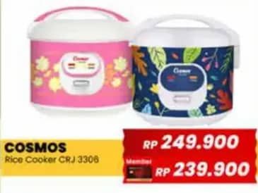 Promo Harga Cosmos CRJ 3306 Rice Cooker  - Yogya
