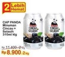 Promo Harga Cap Panda Minuman Kesehatan Cincau Selasih 310 ml - Indomaret