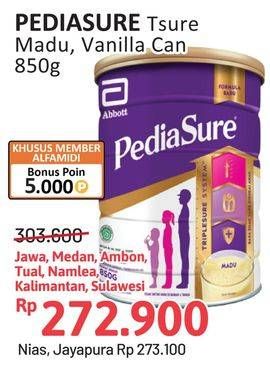 Promo Harga Pediasure Triplesure Vanila, Madu 850 gr - Alfamidi