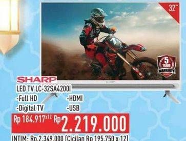 Promo Harga Sharp LC-32SA4200i | LED TV  - Hypermart