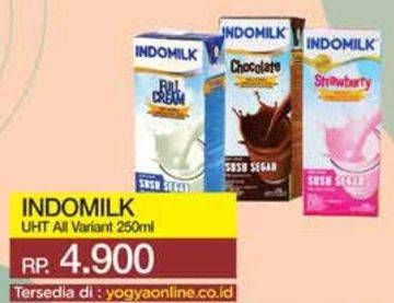 Promo Harga Indomilk Susu UHT All Variants 250 ml - Yogya