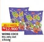 Promo Harga WONG COCO My Jelly per 2 pouch 15 pcs - Alfamart