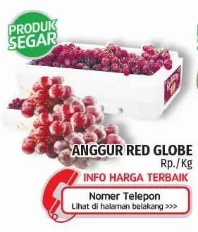 Promo Harga Anggur Red Globe  - Lotte Grosir
