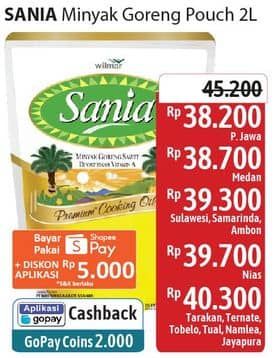 Promo Harga Sania Minyak Goreng 2000 ml - Alfamidi