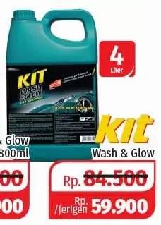 Promo Harga KIT Wash & Glow Car Shampoo 4 ltr - Lotte Grosir