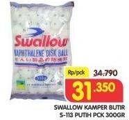 Promo Harga SWALLOW Naphthalene Disk Ball S-113 300 gr - Superindo