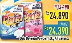 Promo Harga Daia Deterjen Bubuk All Variants 1700 gr - Hypermart