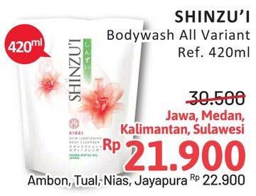 Promo Harga SHINZUI Body Cleanser All Variants 420 ml - Alfamidi