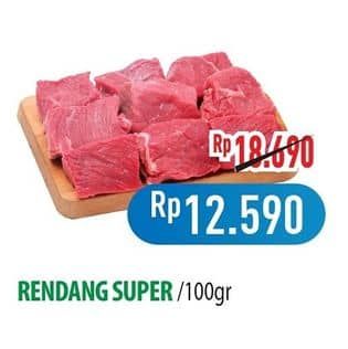 Promo Harga Daging Rendang Sapi per 100 gr - Hypermart