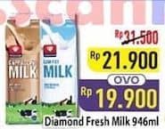 Promo Harga Diamond Fresh Milk 946 ml - Hypermart