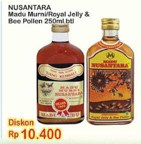 Promo Harga MADU NUSANTARA Madu Madu Murni, Royal Jelly 250 ml - Indomaret