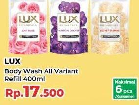 Promo Harga LUX Botanicals Body Wash All Variants 400 ml - Yogya