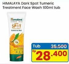 Promo Harga Himalaya Dark Spot Tumeric Treatment Face Wash 100 ml - Indomaret