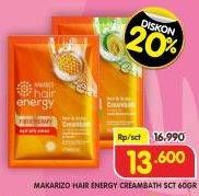 Promo Harga Makarizo Hair Energy Fibertherapy Hair & Scalp Creambath 60 gr - Superindo