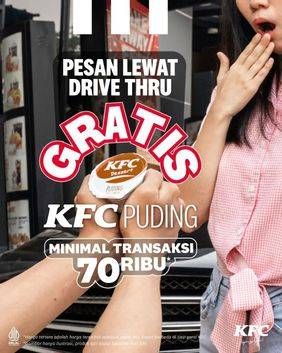 Promo Harga Gratis KFC Puding  - KFC