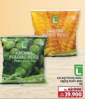 Promo Harga Choice L Kacang Polong/Jagung Manis Beku  - Lotte Grosir
