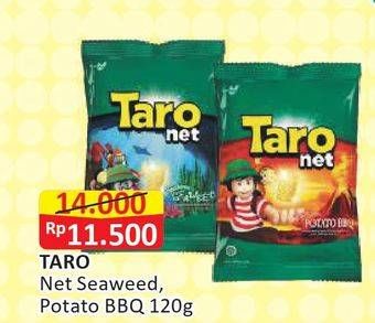 Promo Harga TARO Net Seaweed, Potato BBQ 120 gr - Alfamart