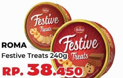 Promo Harga Roma Festive Treats 240 gr - Yogya