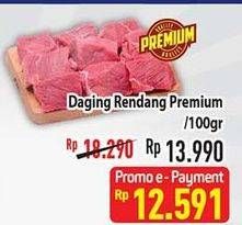 Promo Harga Daging Rendang Sapi Premium per 100 gr - Hypermart